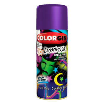 Spray Luminoso Violeta 350ml Colorgin