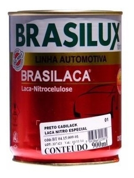 Tinta Laca Nitro Preto Cadilack Brasilux 900ml