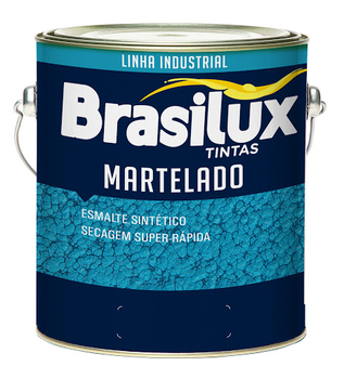 Tinta Martelado Cinza Escuro Brasilux 900ml