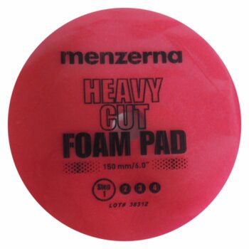 Boina Espuma Vermelha 5 Menzerna - Corte Heavy Cut Foam Pad