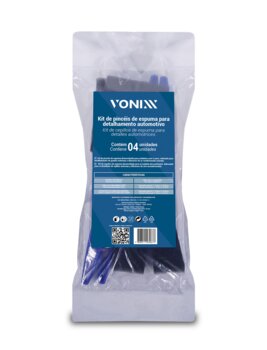 Kit 4 Pinceis de Espuma Detalhamento Vonixx