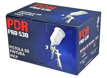 Pistola Pintura Grav. Hvlp Bico 1,3mm 600ml Pdr Pro-530