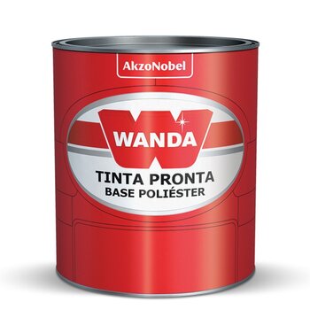 Tinta Poliester Branco Glacial Nis 2007 900ml Wanda