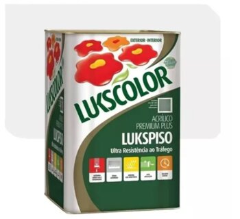 Tinta Piso Cinza Lukspiso 18l Lukscolor