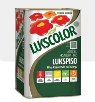 Tinta Piso Cinza Chumbo Lukspiso 18l Lukscolor