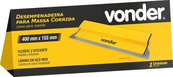 Desempenadeira Para Massa Corrida 40cm Vonder