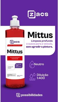 Detergente Mittus 500ml Zacs