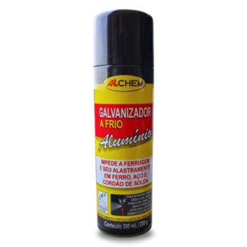 Spray Galvanizado A Frio Aluminio Allchemm 300ml