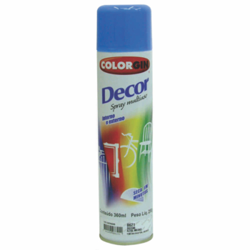 Spray Azul Medio 360ml Colorgin Decor