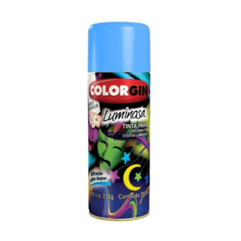 Spray Luminoso Azul 350ml Colorgin